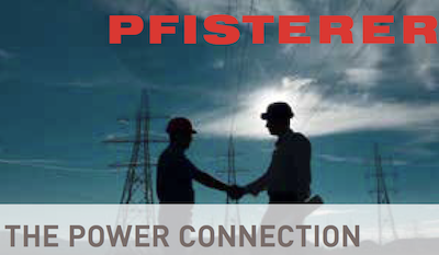 Pfisterer engineers shaking hands